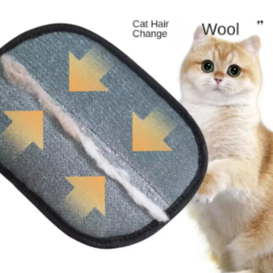 Double-Sided Pet Grooming Glove – Hair Remover & Massage Brush