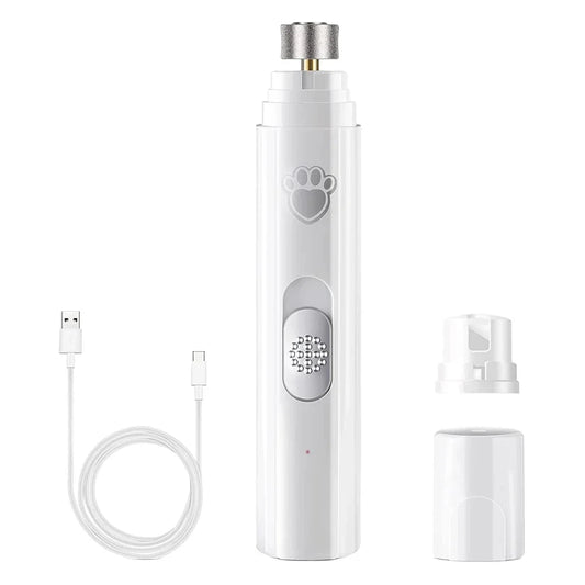 Electric Pet Nail Grinder – Painless USB Rechargeable Trimmer