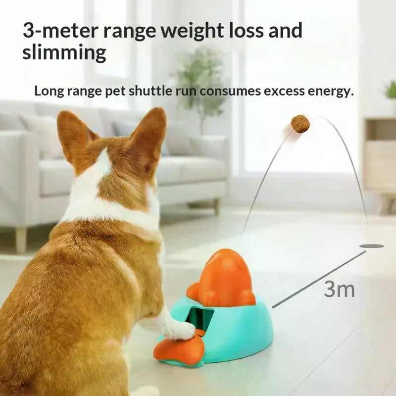 Interactive Pet Training Puzzle Toy – Food Launcher for Dogs & Cats