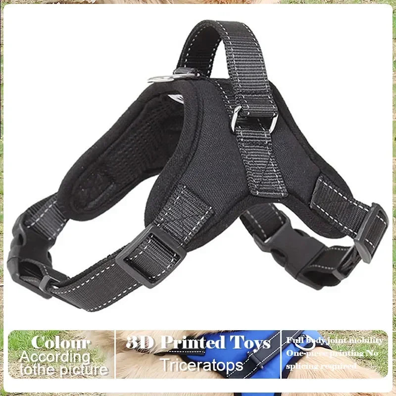 No-Pull Adjustable Dog Harness with Leash Set