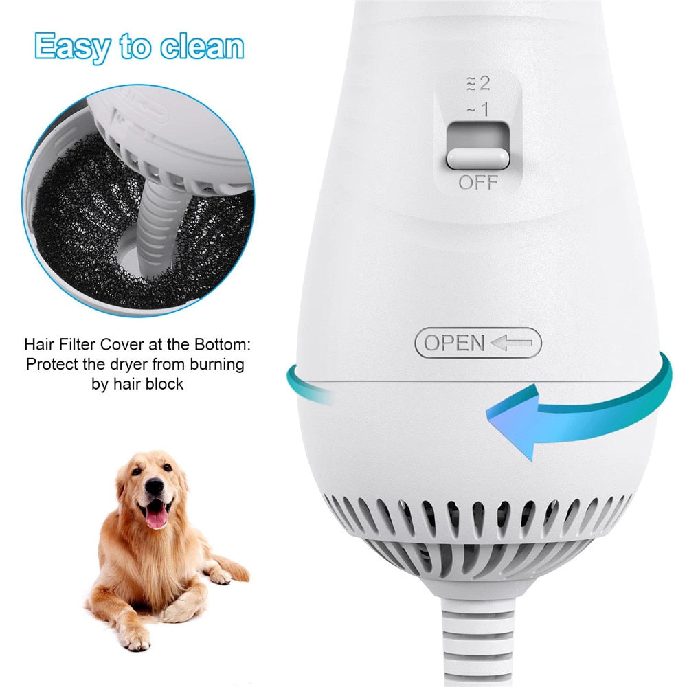 Portable  2 In 1 Pet Hair Dryer