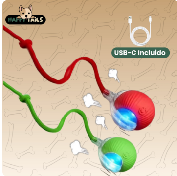Smart Rechargeable Automatic Rolling Pet Ball