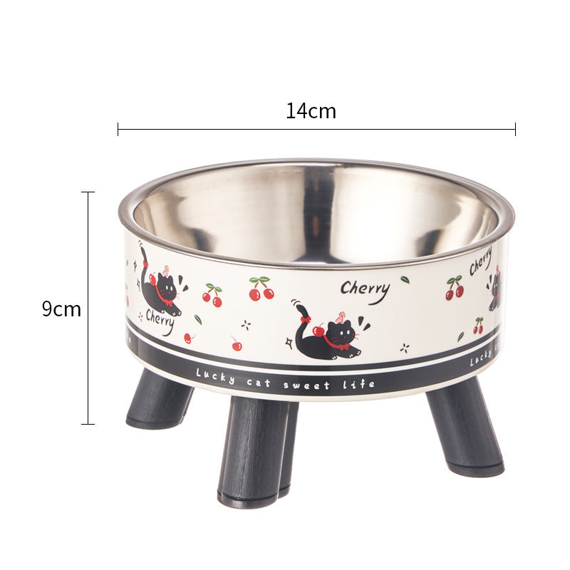 Pet stainless steel bowl non-slip, large capacity