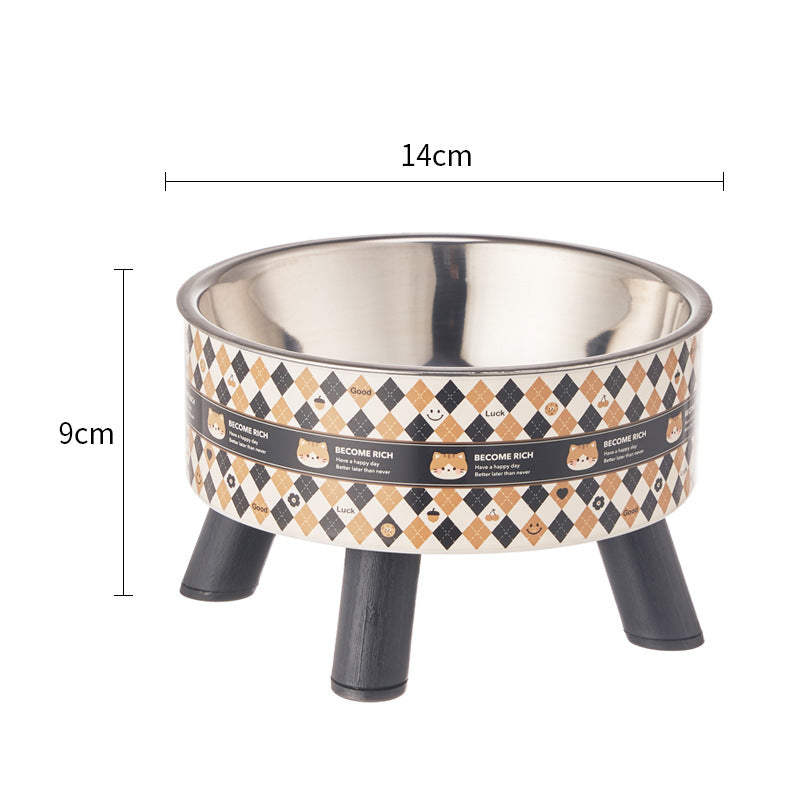 Pet stainless steel bowl non-slip, large capacity