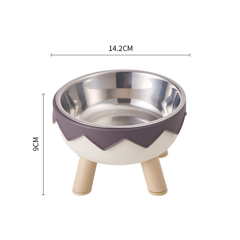Non-Slip Stainless Steel Pet Bowl – Large Capacity