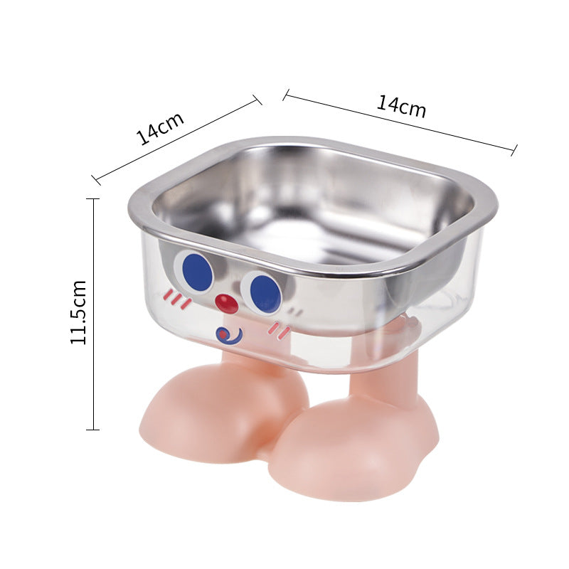 Pet stainless steel bowl non-slip, large capacity