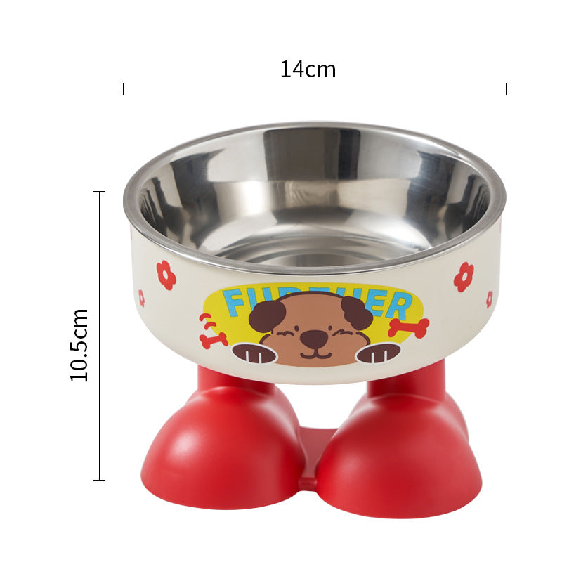 Pet stainless steel bowl non-slip, large capacity