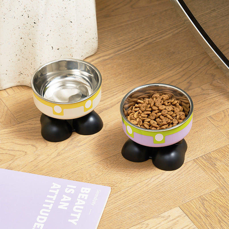 Pet stainless steel bowl non-slip, large capacity