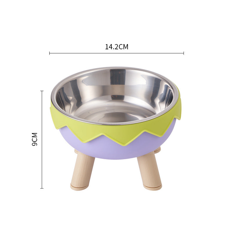 Non-Slip Stainless Steel Pet Bowl – Large Capacity