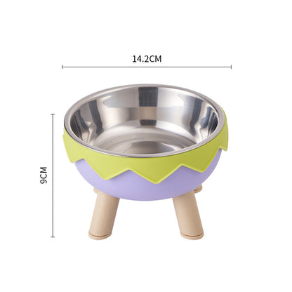 Non-Slip Stainless Steel Pet Bowl – Large Capacity