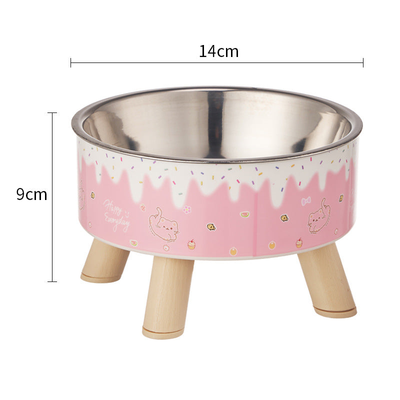 Pet stainless steel bowl non-slip, large capacity
