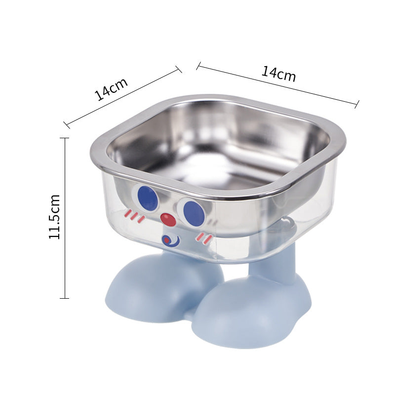 Pet stainless steel bowl non-slip, large capacity