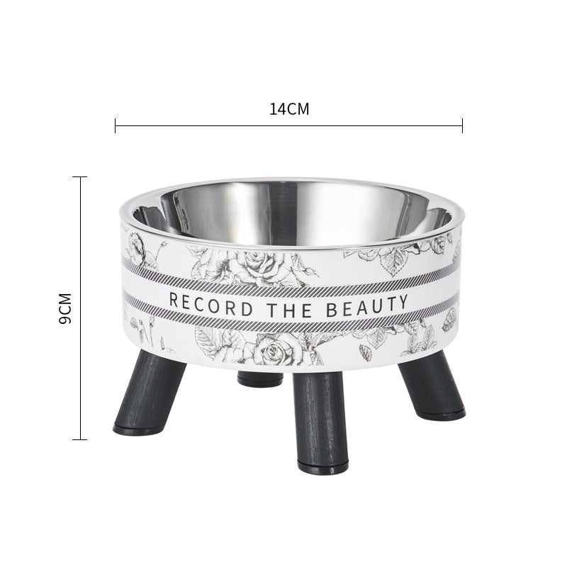 Pet stainless steel bowl non-slip, large capacity