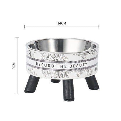 Non-Slip Stainless Steel Pet Bowl – Large Capacity