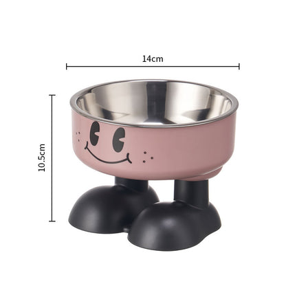 Non-Slip Stainless Steel Pet Bowl – Large Capacity