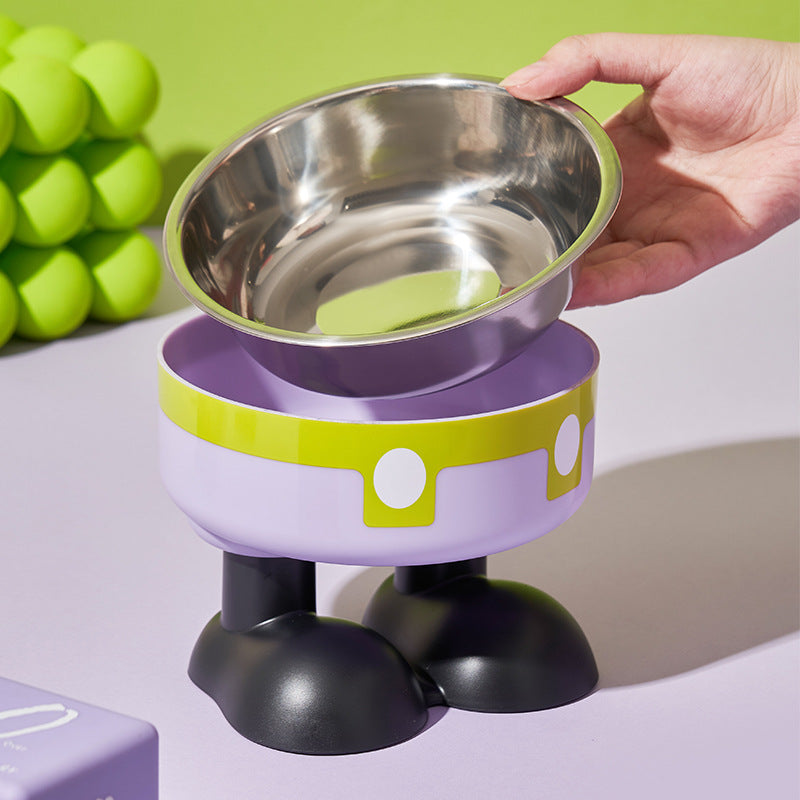 Pet stainless steel bowl non-slip, large capacity
