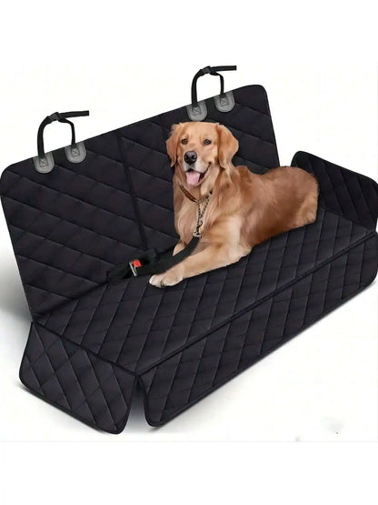 Waterproof Dog Car Seat Cover – Pet Travel Protector with Armrest