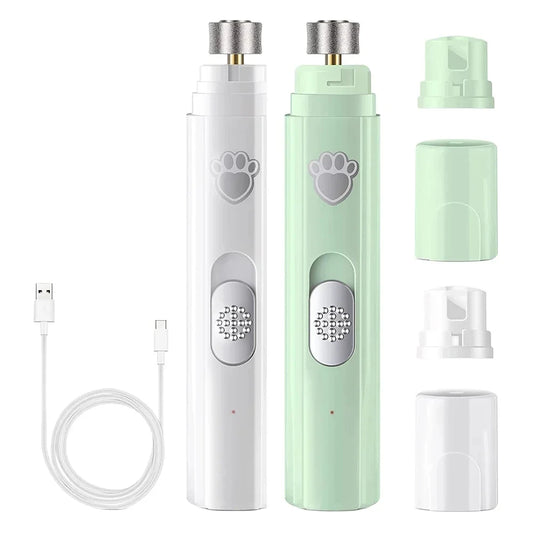 Electric Pet Nail Grinder – Painless USB Rechargeable Trimmer