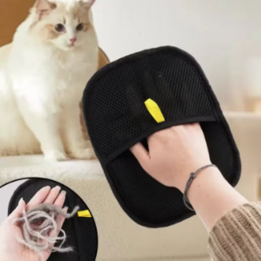 Double-Sided Pet Grooming Glove – Hair Remover & Massage Brush