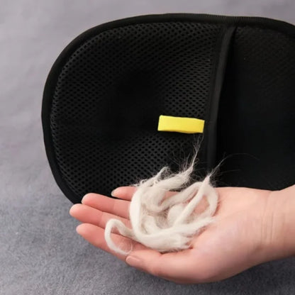 Double-Sided Pet Grooming Glove – Hair Remover & Massage Brush