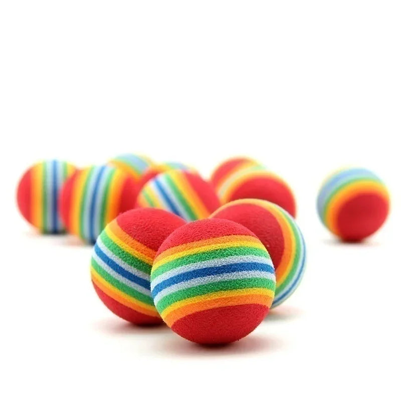 Pet Toy Ball Set – 10-Pack Interactive Play Balls for Dogs & Cats