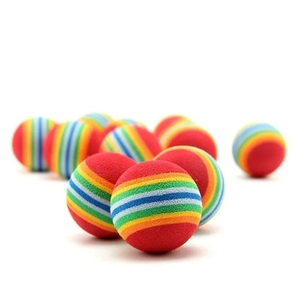Pet Toy Ball Set – 10-Pack Interactive Play Balls for Dogs & Cats