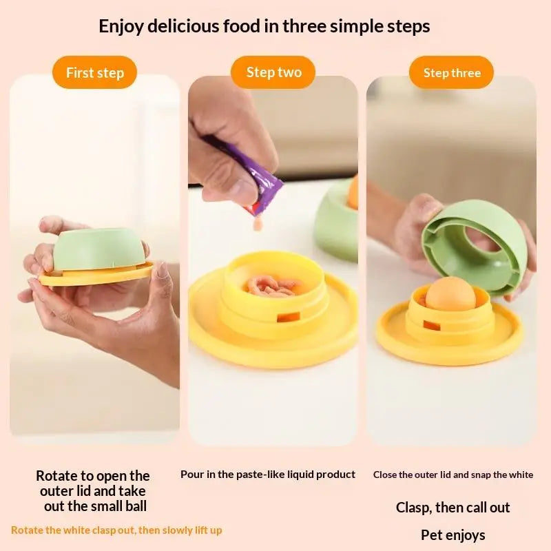 Slow Feeder Pet Lick Pad – Wall & Surface Suction Distraction Tool