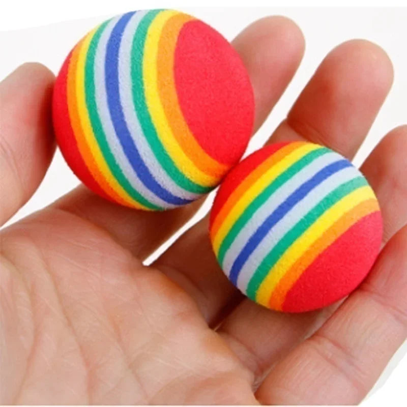Pet Toy Ball Set – 10-Pack Interactive Play Balls for Dogs & Cats
