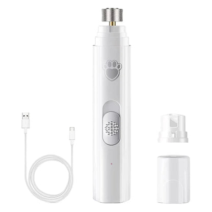 Electric Pet Nail Grinder – Painless USB Rechargeable Trimmer