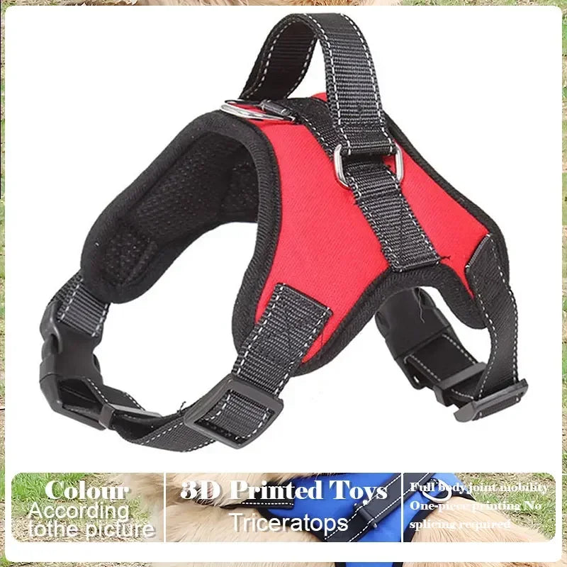 No-Pull Adjustable Dog Harness with Leash Set