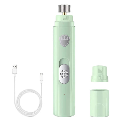 Electric Pet Nail Grinder – Painless USB Rechargeable Trimmer