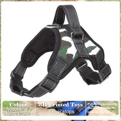 No-Pull Adjustable Dog Harness with Leash Set