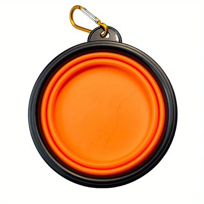 Collapsible Silicone Pet Travel Bowl – Foldable & Stackable