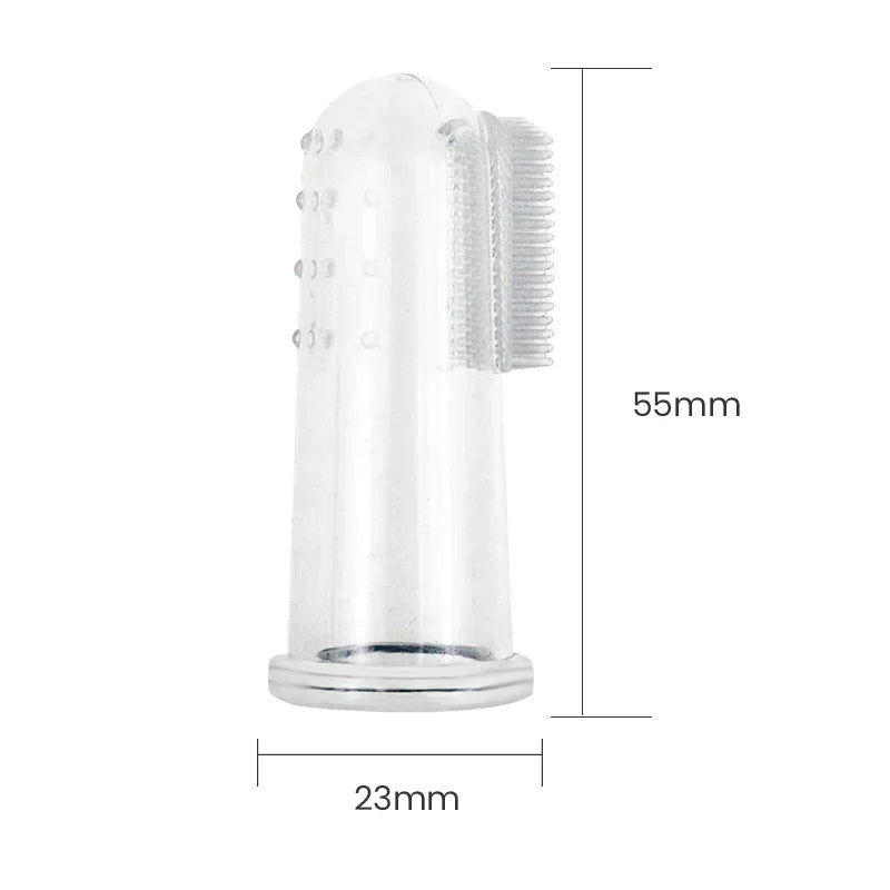 Soft Silicone Pet Finger Toothbrush – Dogs & Cats Dental Care