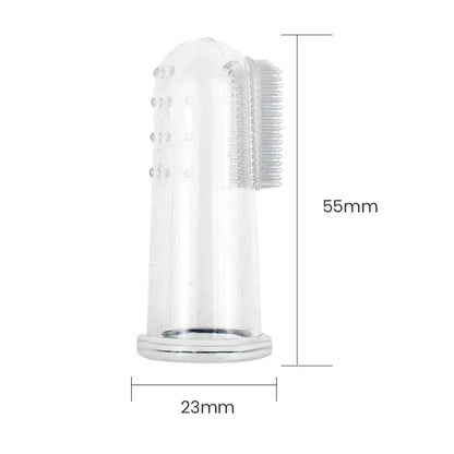 Soft Silicone Pet Finger Toothbrush – Dogs & Cats Dental Care