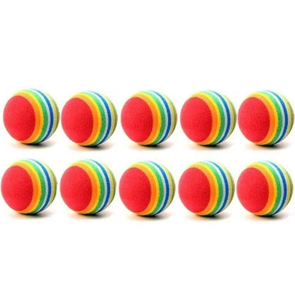 Pet Toy Ball Set – 10-Pack Interactive Play Balls for Dogs & Cats