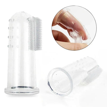 Soft Silicone Pet Finger Toothbrush – Dogs & Cats Dental Care