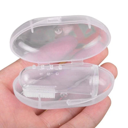Soft Silicone Pet Finger Toothbrush – Dogs & Cats Dental Care