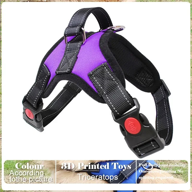 No-Pull Adjustable Dog Harness with Leash Set