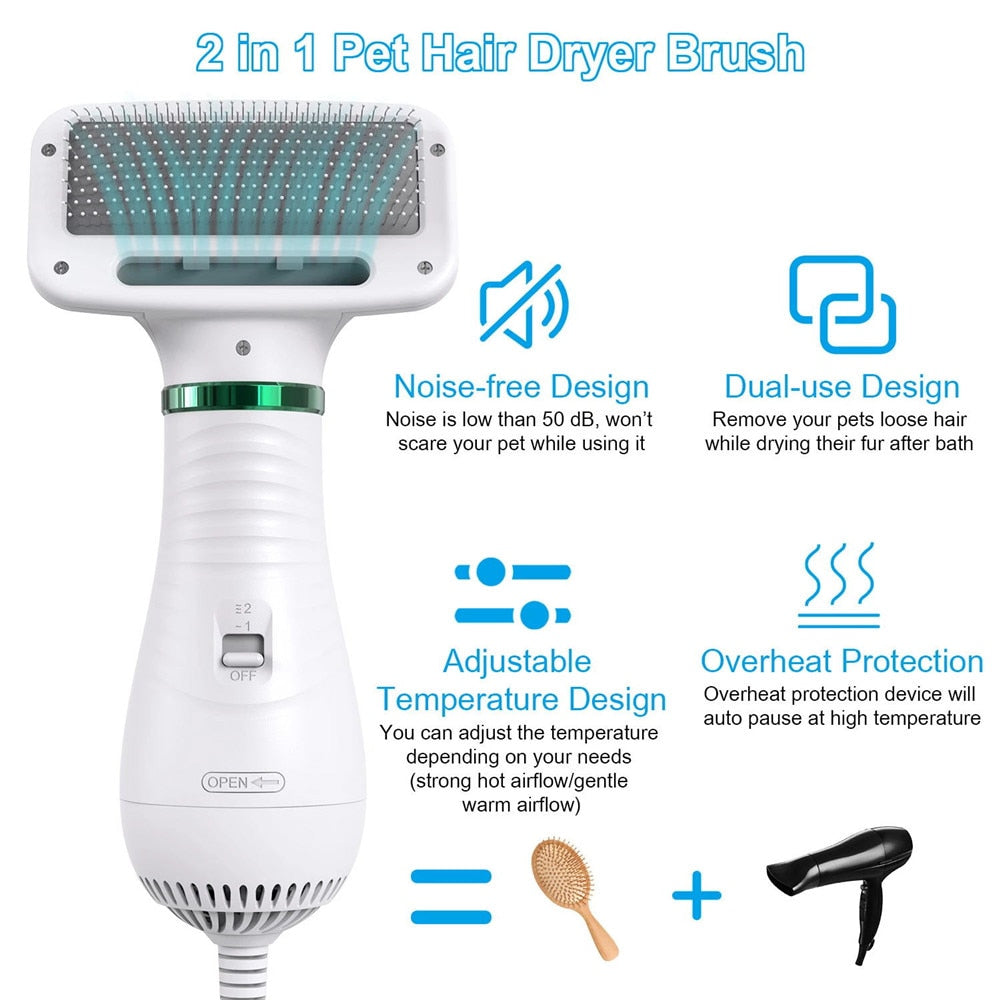 Portable  2 In 1 Pet Hair Dryer